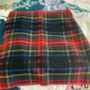 JCrew tartan plaid skirt